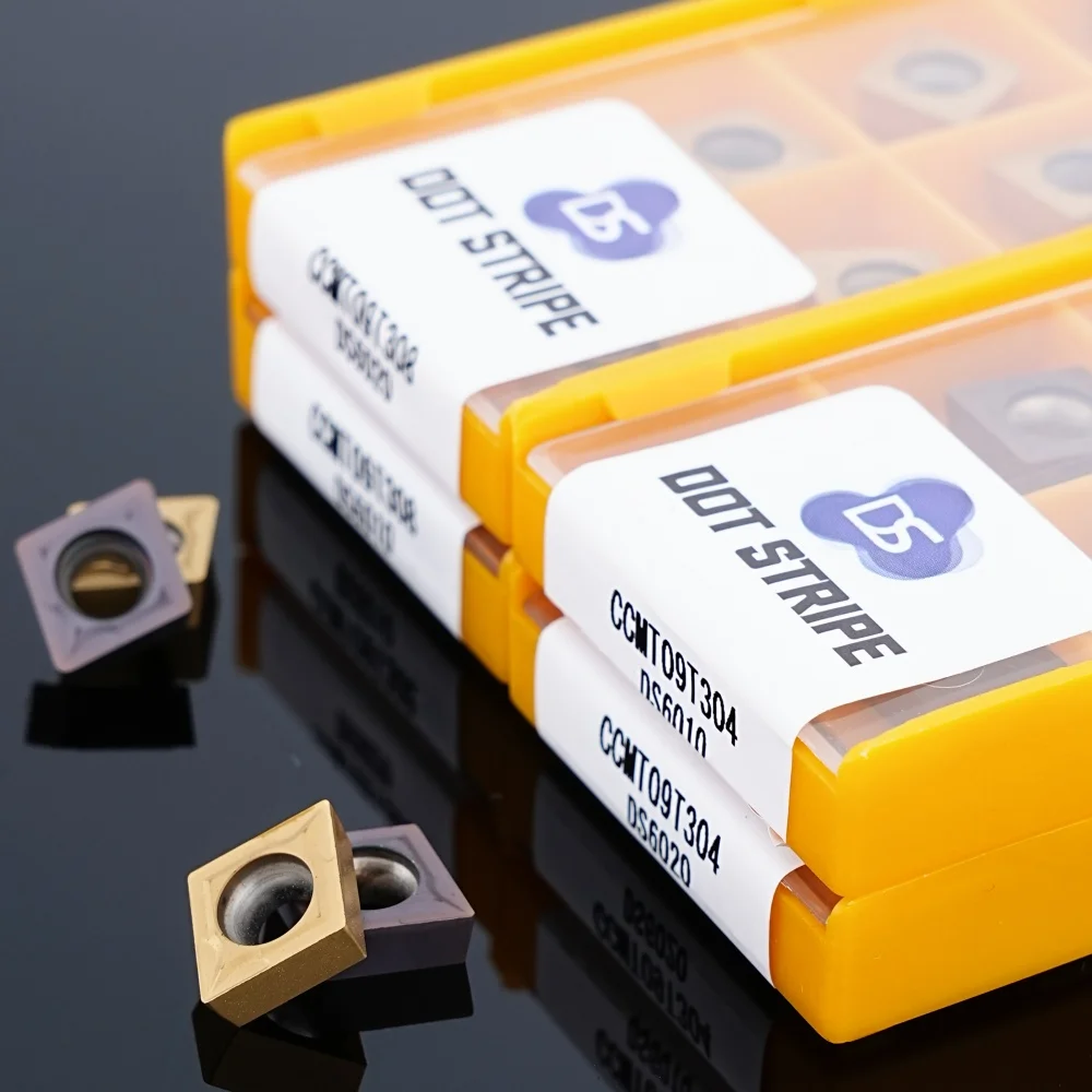 

10PCS CCMT09T304 CCMT09T308 Internal Metal Turning Tool CCMT 09T304 CCMT 09T308 Carbide Turning Insert Tool