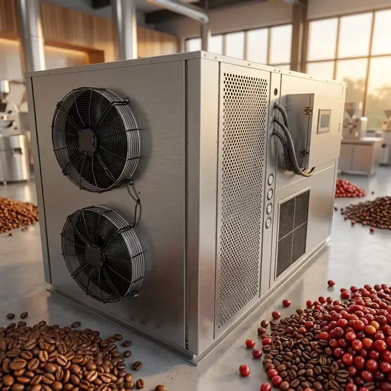 For Professional Coffee Cocoa Bean Dryer Automatic Heat Pump Dehydrator Efficient Roasting Machine 380V Industrial Grade