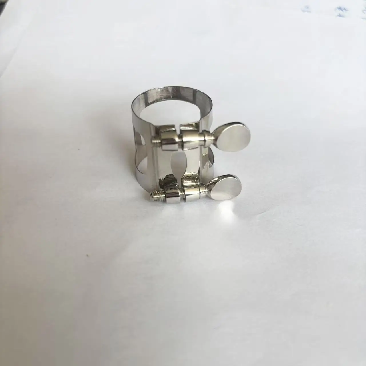 Acessórios de fixação de bocal de ligadura de saxofone/celinete banhado a níquel