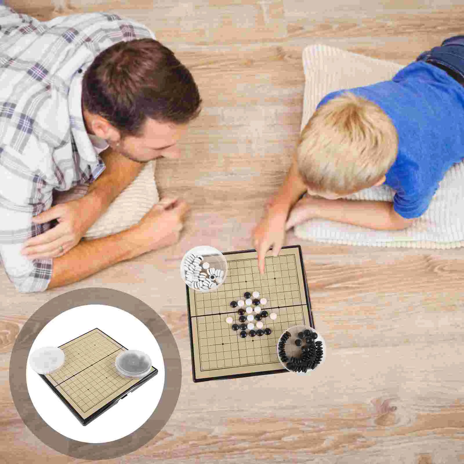 Go Backgammon Set Chinese Checkers Board Game Magnetic Chess Games Travel