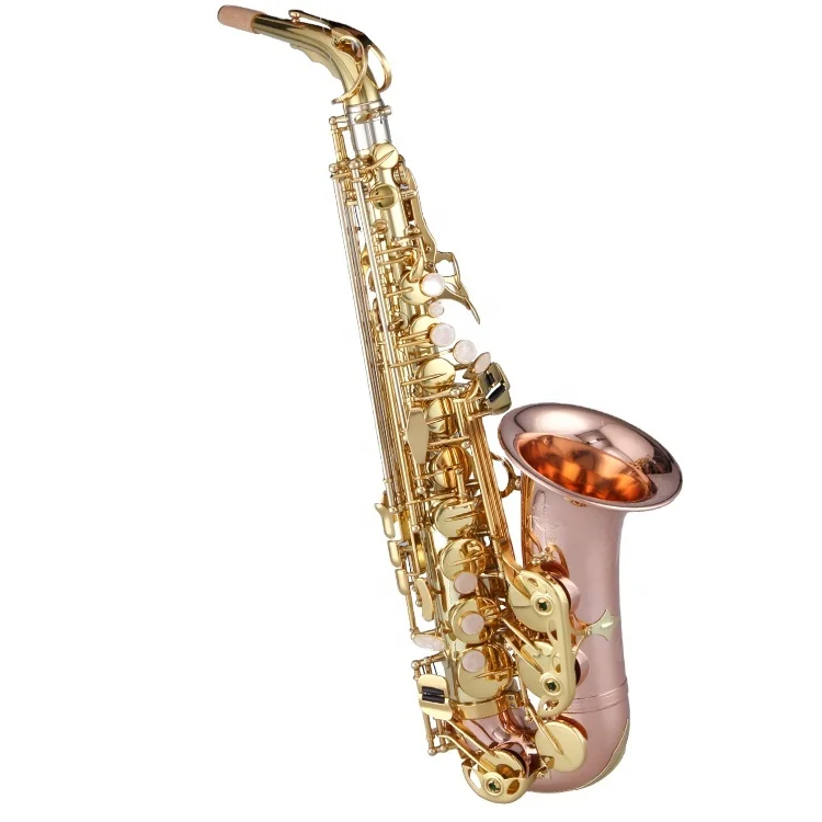 Music Instrument Curved Professional Alto Saxophone