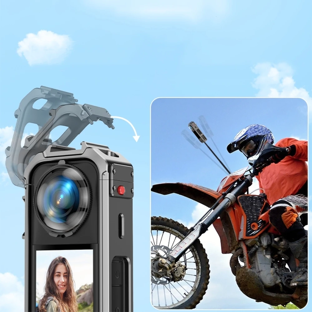 

for Insta360 X5 Metal Frame Protective Bezel Sports Camera Accessories