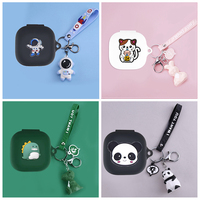 For QCY G1 / Fairy Buds T21 Case Cartoon Astronauts/Pandas/Cat silicone Earphones Cover Cute For QCY Fairy Buds T21