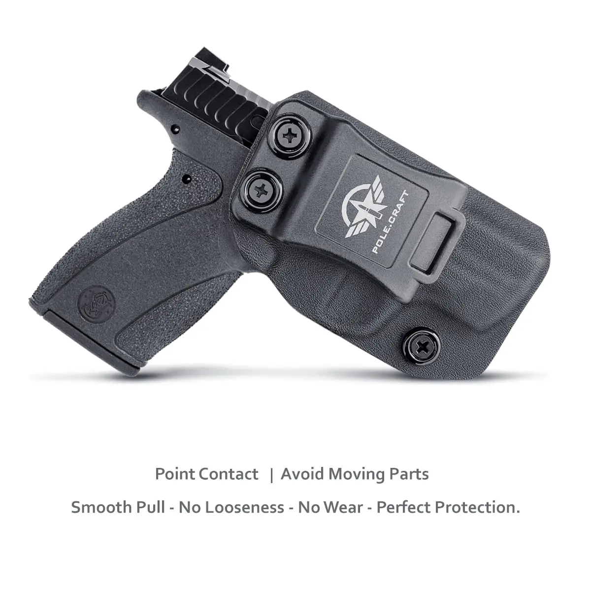 POLE.CRAFT S&W Bodyguard 2.0 Holster IWB Kydex for S&W Bodyguard 2.0 (2.75