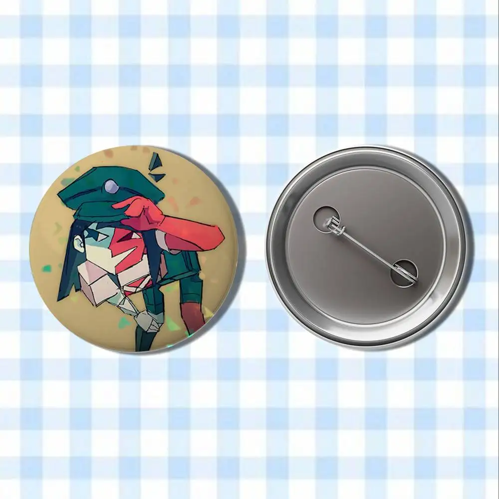 إينا حلم شواء لعبة شارات زر جولة الإبداعية دبوس بروش شارة حقيبة اكسسوارات الديكور المشجعين جمع الأصدقاء الهدايا