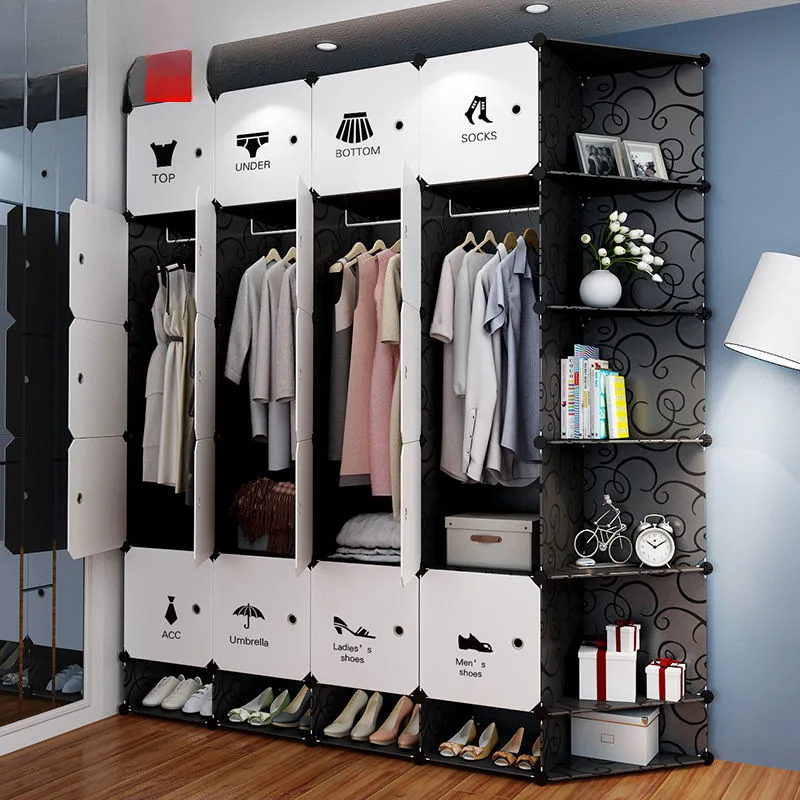 

Jewelry Storage Closet Organizer Bedroom Cupboard Cabinet Wardrobe Shelf Portable Jewelry Space Saving Armario Home Furniture