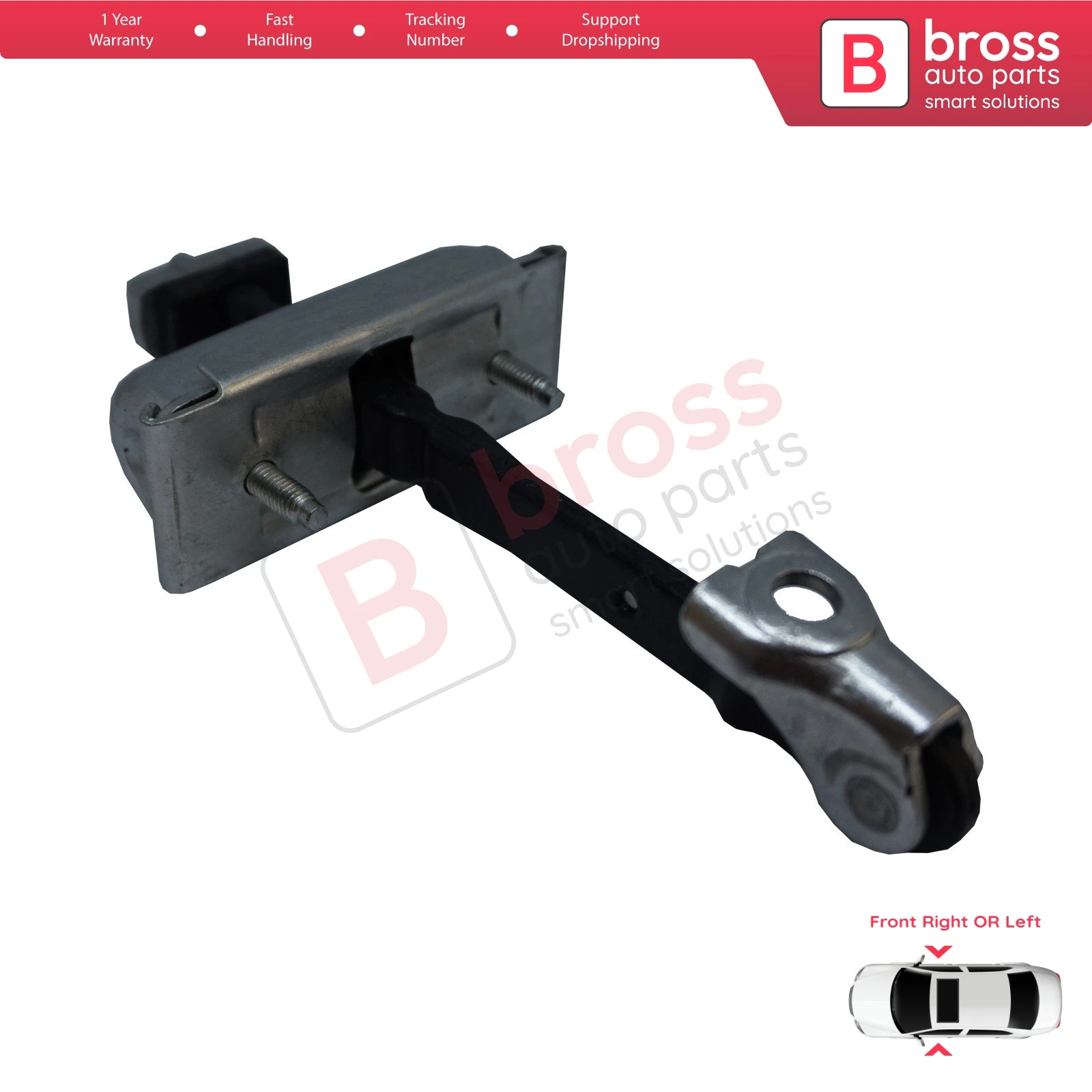 BDP724 Front Left OR Right Door Hinge Stop Check Strap Limiter 160010 13270665 for Vauxhall Opel Astra J MK6 P10 GTC Cascada