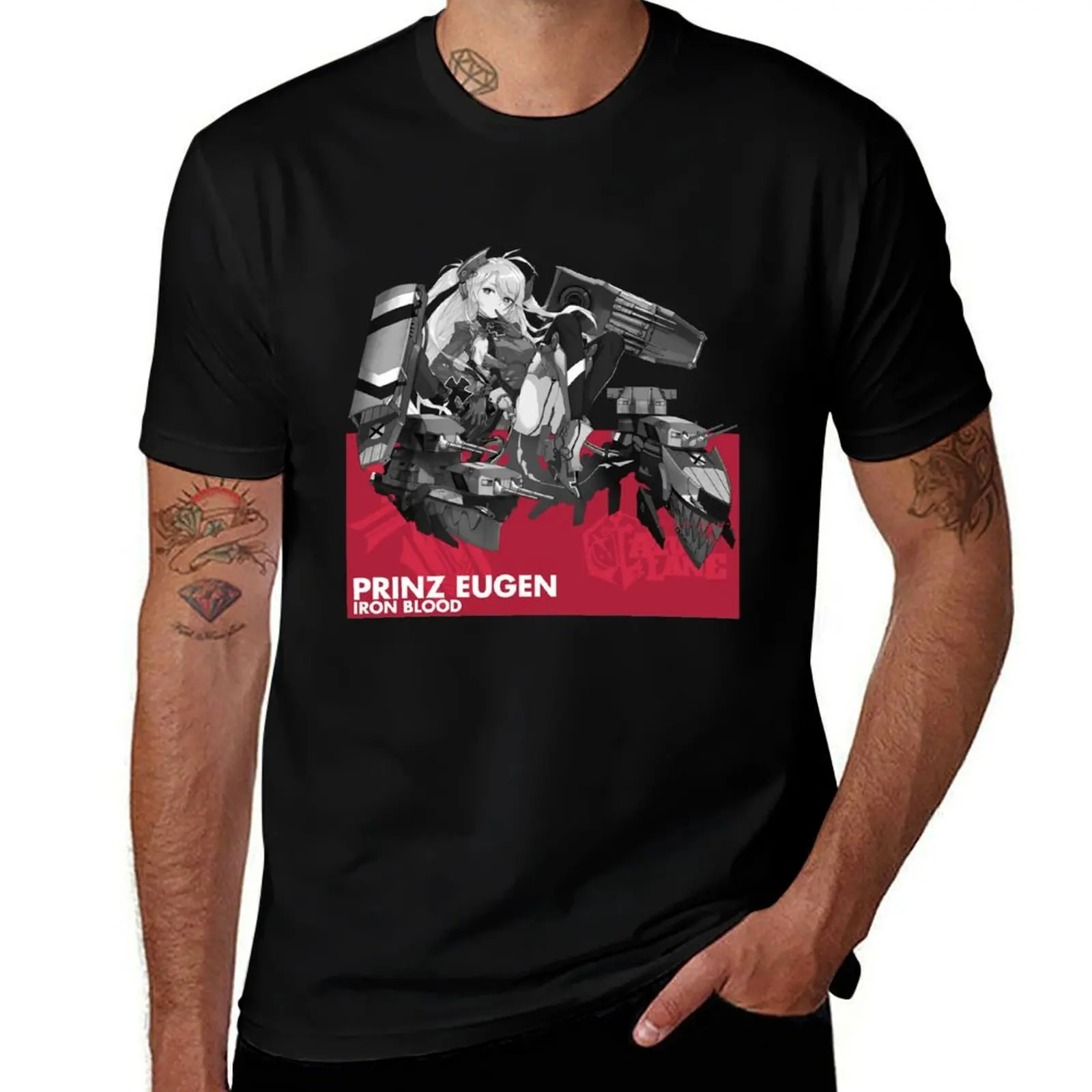 

Prinz Eugen - Azur Lane - Typography 4 T-Shirt Casual All Match Short Sleeve T-Shirt