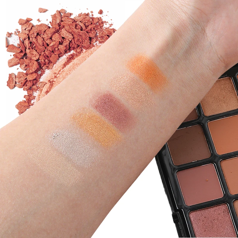 Palette de fards à paupières 40 couleurs – Double texture mate et scintillante, tons terreux marron et macarons, cosmétiques premium pour un superbe maquillage pour les yeux et une palette de maquillage pour les dates quotidiennes, les festivals de musique, les fêtes sur la plage