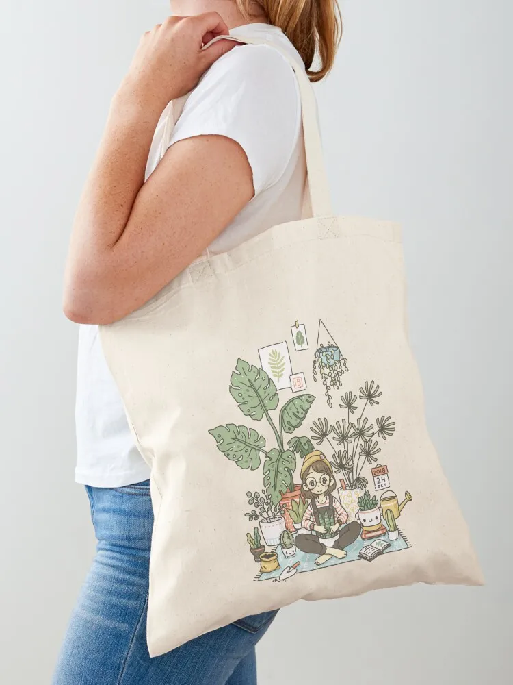 Plant Lady Tote Bag Big bag tote bag university Canvas