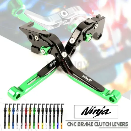 Motorcycle Adjustable Folding Extendable Brake Clutch Levers for KAWASAKI NINJA 650R ER6N ER6F H2 H2R ZX14R ZX12R GTR1400