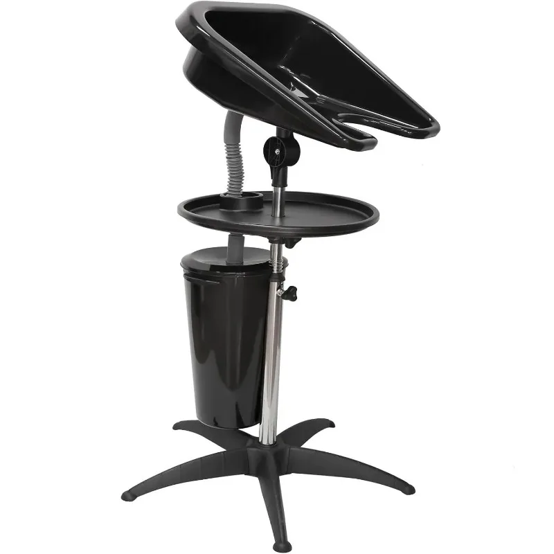 convenient movable shampoo basin barber shop household lift adjustment vertical salon flush basin manufacturer wholesale