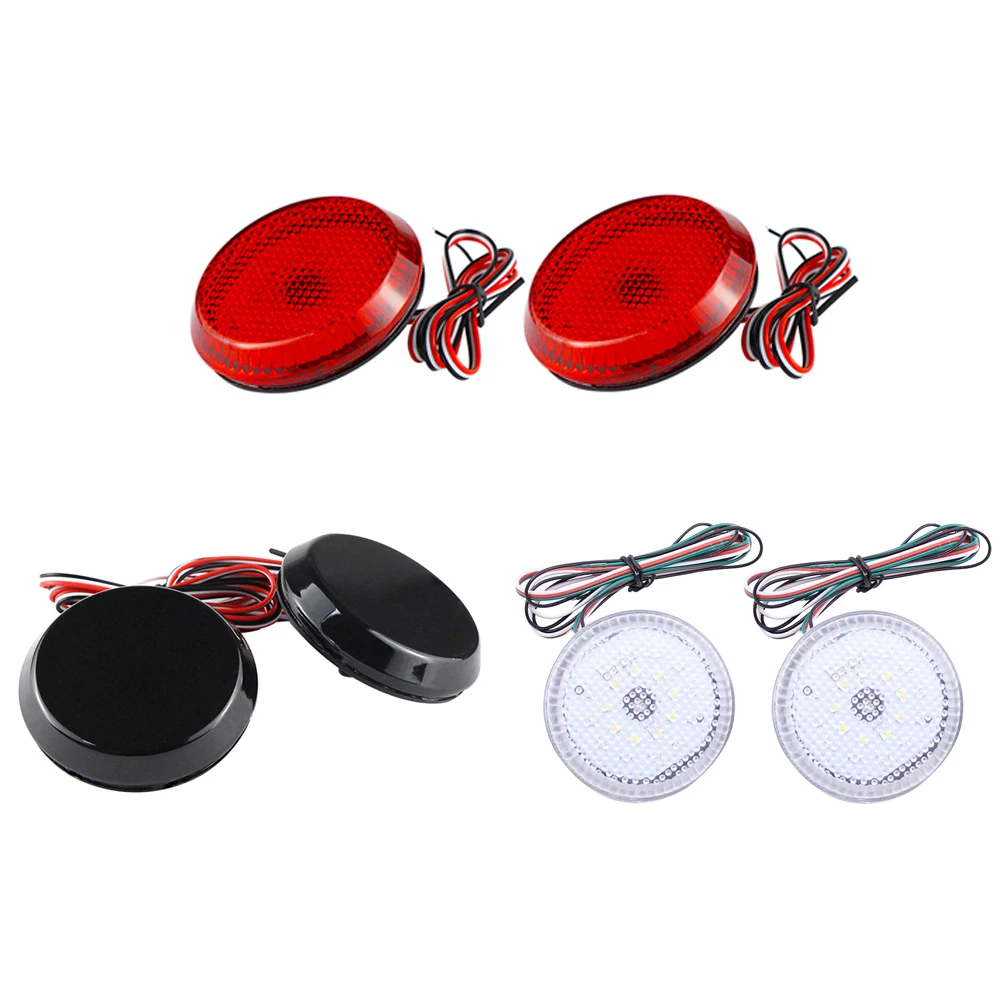 For Toyota Corolla 2009-2010 LED Tail Rear Bumper Reflector Lights Brake Lamp Car Accessories