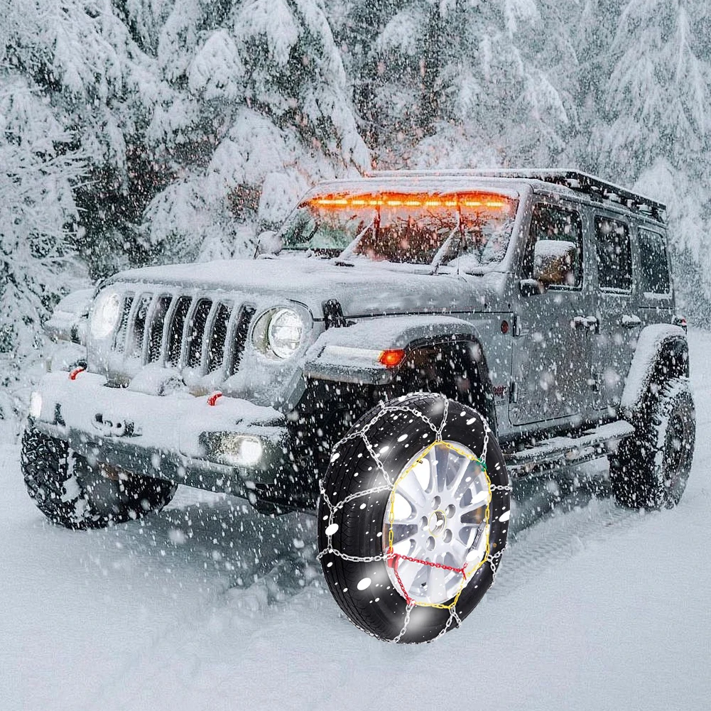 Snow Chains Anti-Skid Portable Snow Tire Chains Universal Winter Vehicles Wheel Chain for Passenger Cars Pick-Ups image 3