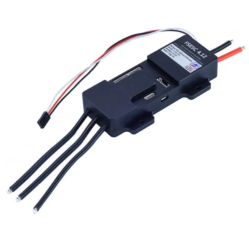 Fsesc 4.12 50a gebaseerd op Vesc 4.12 met aluminium behuizing op elektrisch skateboard bestuurd door Vx1 Vx2 Pro afstandsbediening | flipsky