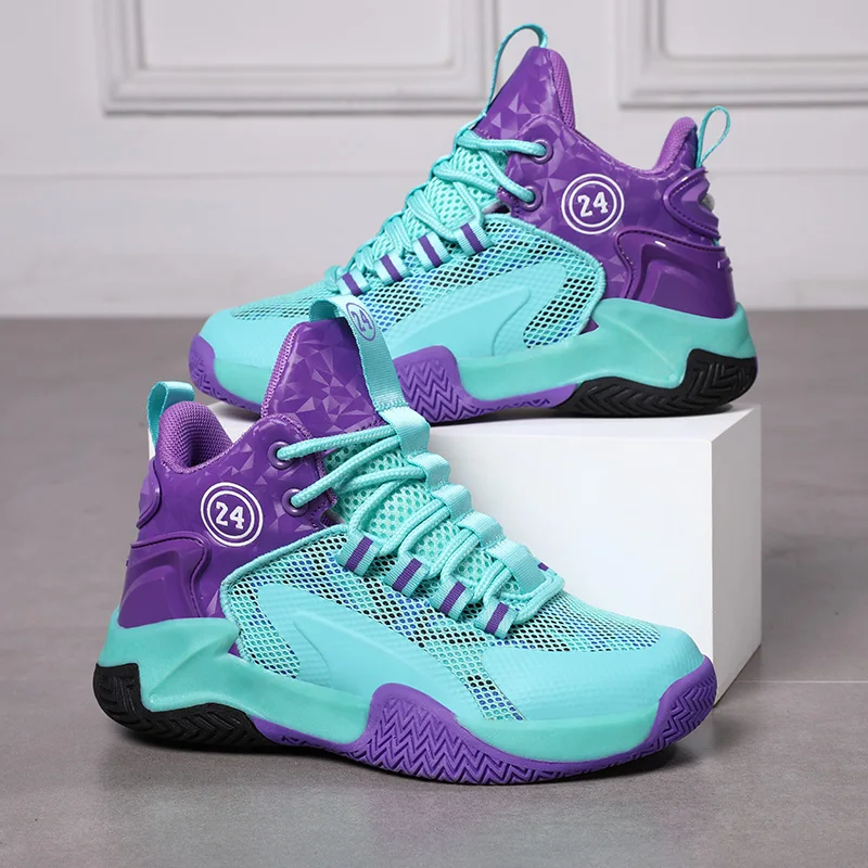 Scarpe da Basket per bambini nuove di alta qualità di marca scarpe sportive per ragazze Unisex leggere antiscivolo cestino da allenamento per