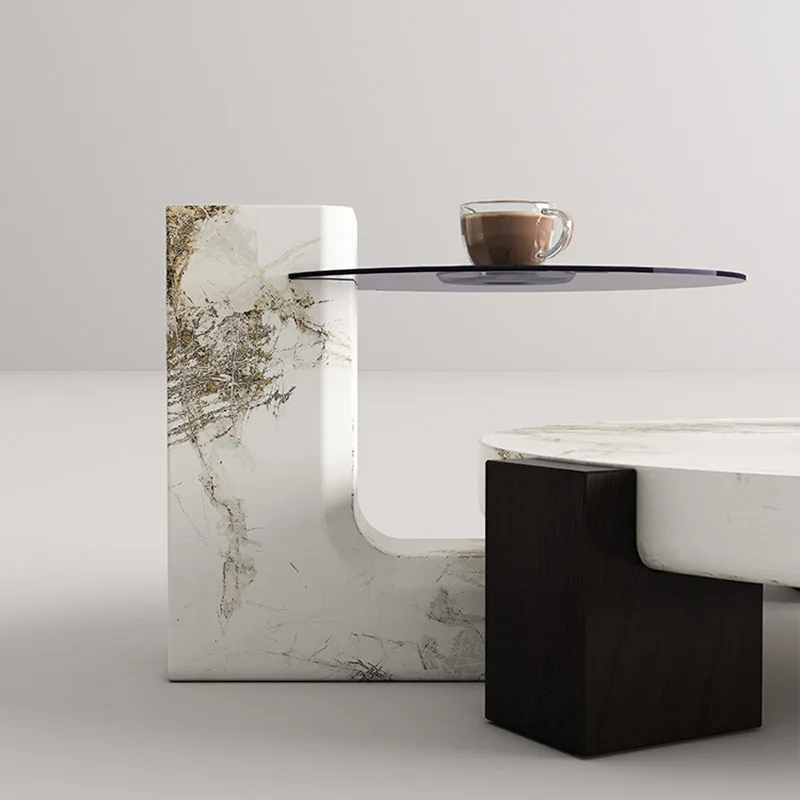 

Каменная тарелка, журнальные столики, Европейский пол, аккуратные, для спальни, минималистичные журнальные столики, роскошный Балконный стол, низкая De Salon, домашняя мебель