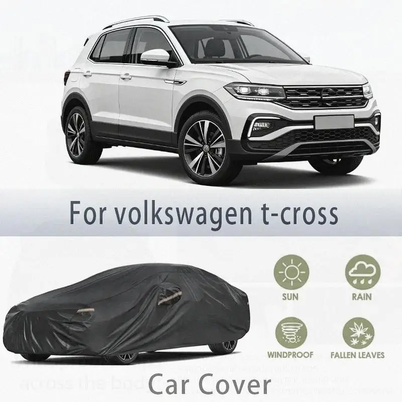 

For Waterproof Dustproof Volkswagen T Cross Full Snow Cover Sunshade Exterior Car Accessories for Volkswagen T Cross Car Covers