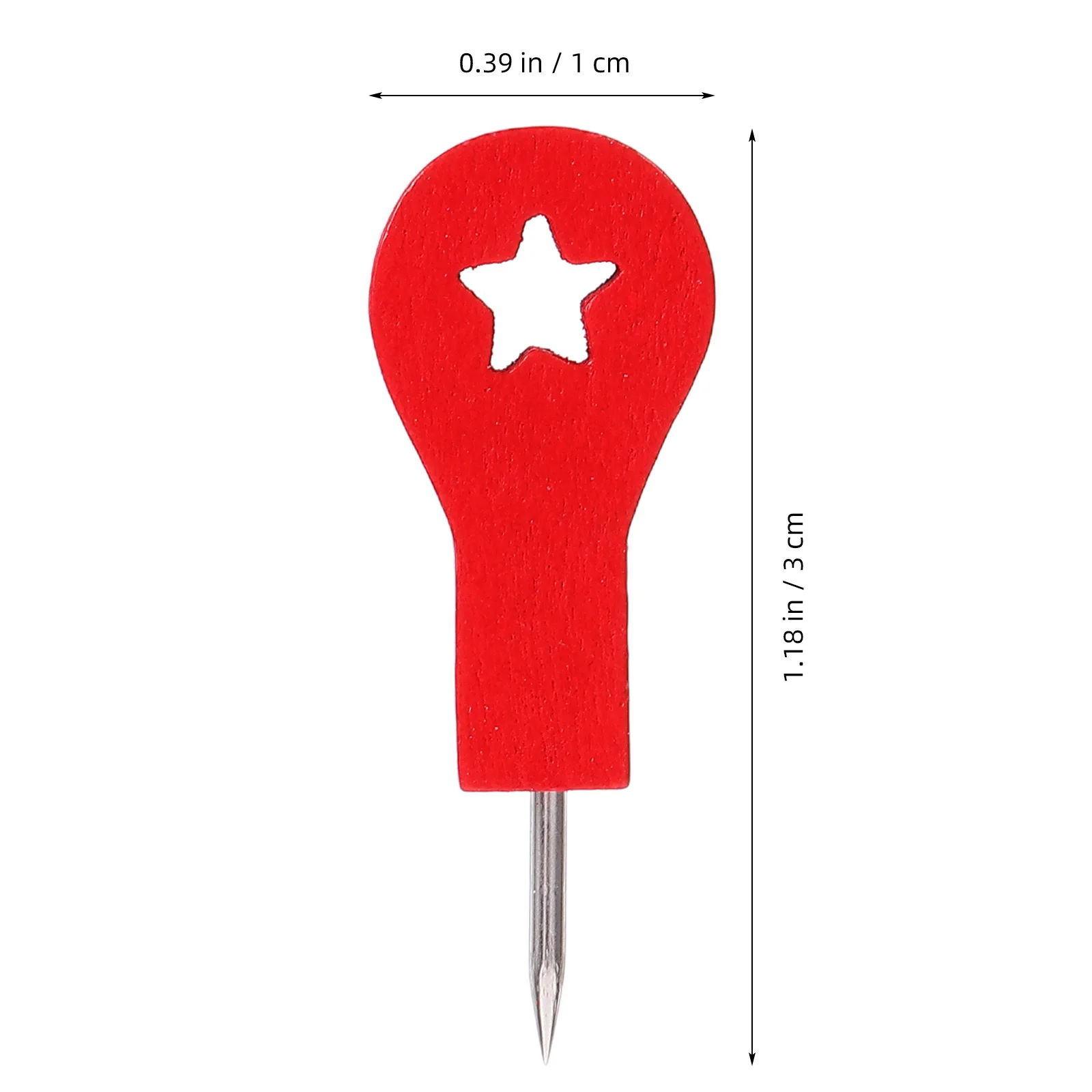 50Pcs Wooden Arrow Push Pins Red Decorative Map Pins for Cork Boards Travel Maps Bulletin Notice Boards Office School Use