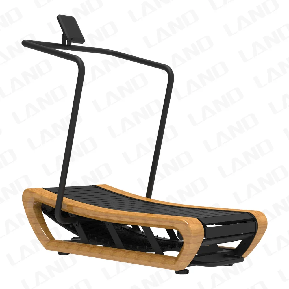 Hot Sale Fitness Home Use Wholesale Wood Air Runner Curved Treadmill