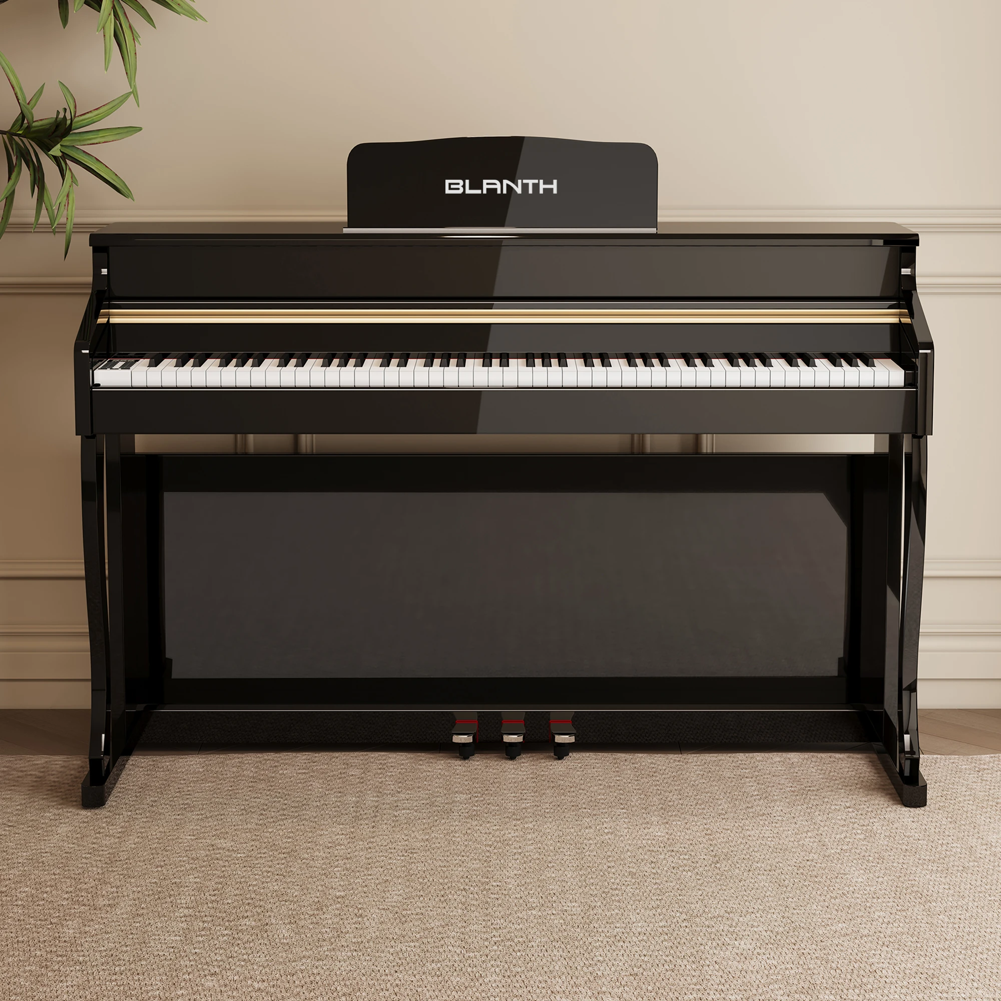88-Key Weighted Digital Piano Electronic Keyboard Professional Full  Electric Piano  Instrument For ProfessionalPlayers