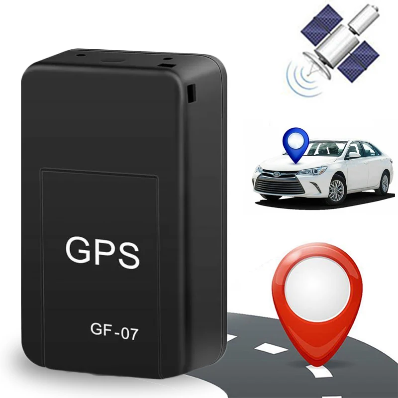 Localizador GF07 Mini GPS Tracker, dispositivo de seguimiento en tiempo Real, grabación antirrobo, vehículo magnético, coche, camiones, mascotas,