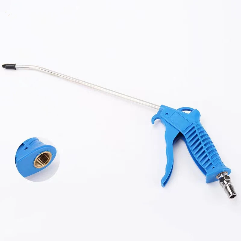 Pneumatic Hardware Tool Dust Removal Gun Blowing Air Soot Blowing Gun Air Pump Extended Nozzles High Pressure Dust Blowing Tool