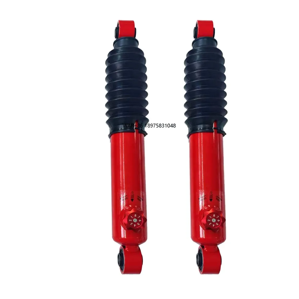 

For CarShock Absorber 58mm Diameter 4-Stage Adjustable Compression Red-Compatible with Models