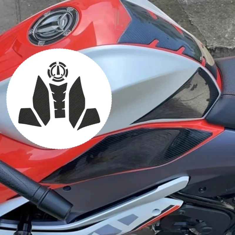 

Non Slip Sticker Decals Scratch Resistant Fuel Tank Pad Protector Case For QJmotor 250 2021-2022 Motorcycle Accessories