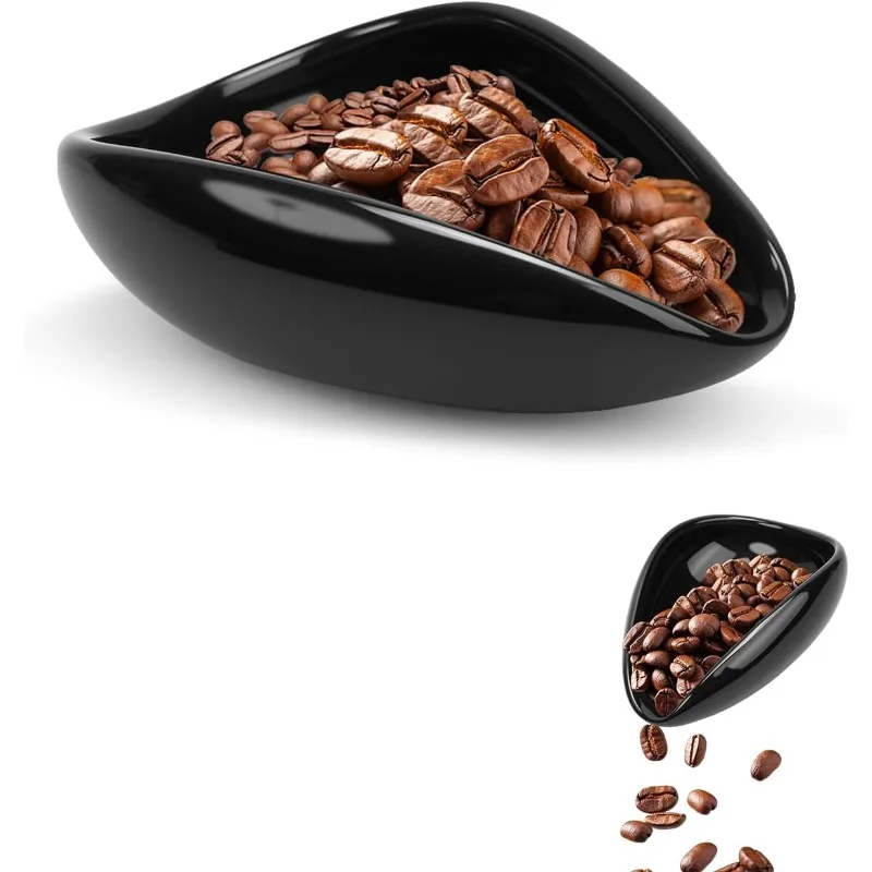 

Coffee Beans Dosing Cup Trays Pottery Tea Separator Vessel Ceramic Measure Ware Espresso Bean Scoop Shovel Coffee Accessories