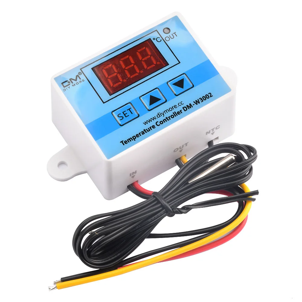 W3002/W3001 Digital Control Temperature Microcomputer Thermostat Switch Thermometer New Thermoregulator Sensor AC110 AC 220V