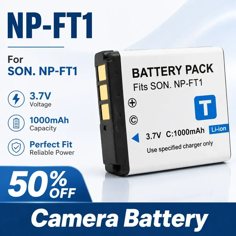 NP-FT1 Camera Battery 3.7V 1000mAh for SONY DSC-L1/B DSC-L1/L DSC-L1/LJ DSC-L1/R DSC-L1/S DSC-L1/W DSC-M1 DSC-M2