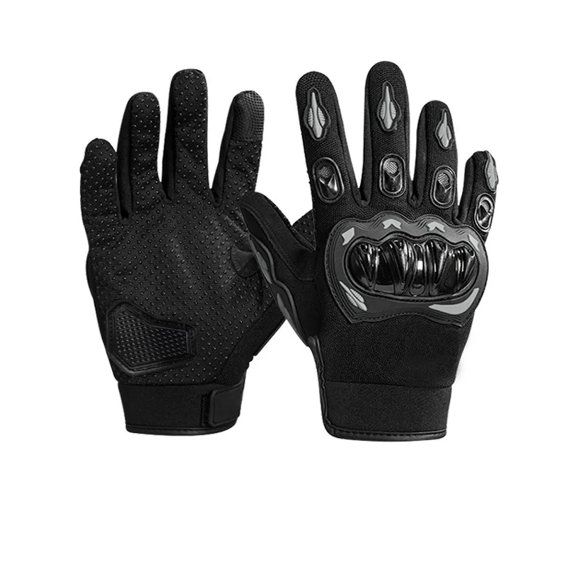 

Motorcycle Riding Gloves Full Finger Breathable Non-Slip Motocross Racing Touchscreen Biker Resistant Glove for Men Women