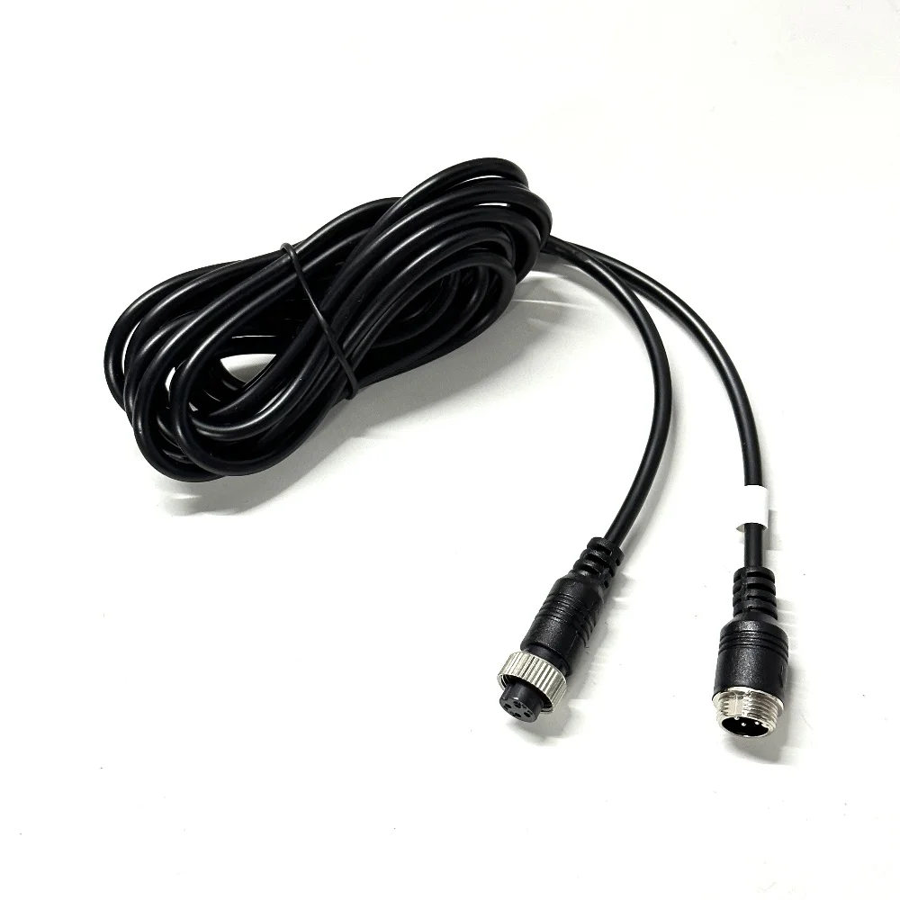 4 Pin Aviation Extension Video Cable 3M 5M 10M 15M 20M 30M for Truck Van Rv Lorry Bus Monitor Camera Connection