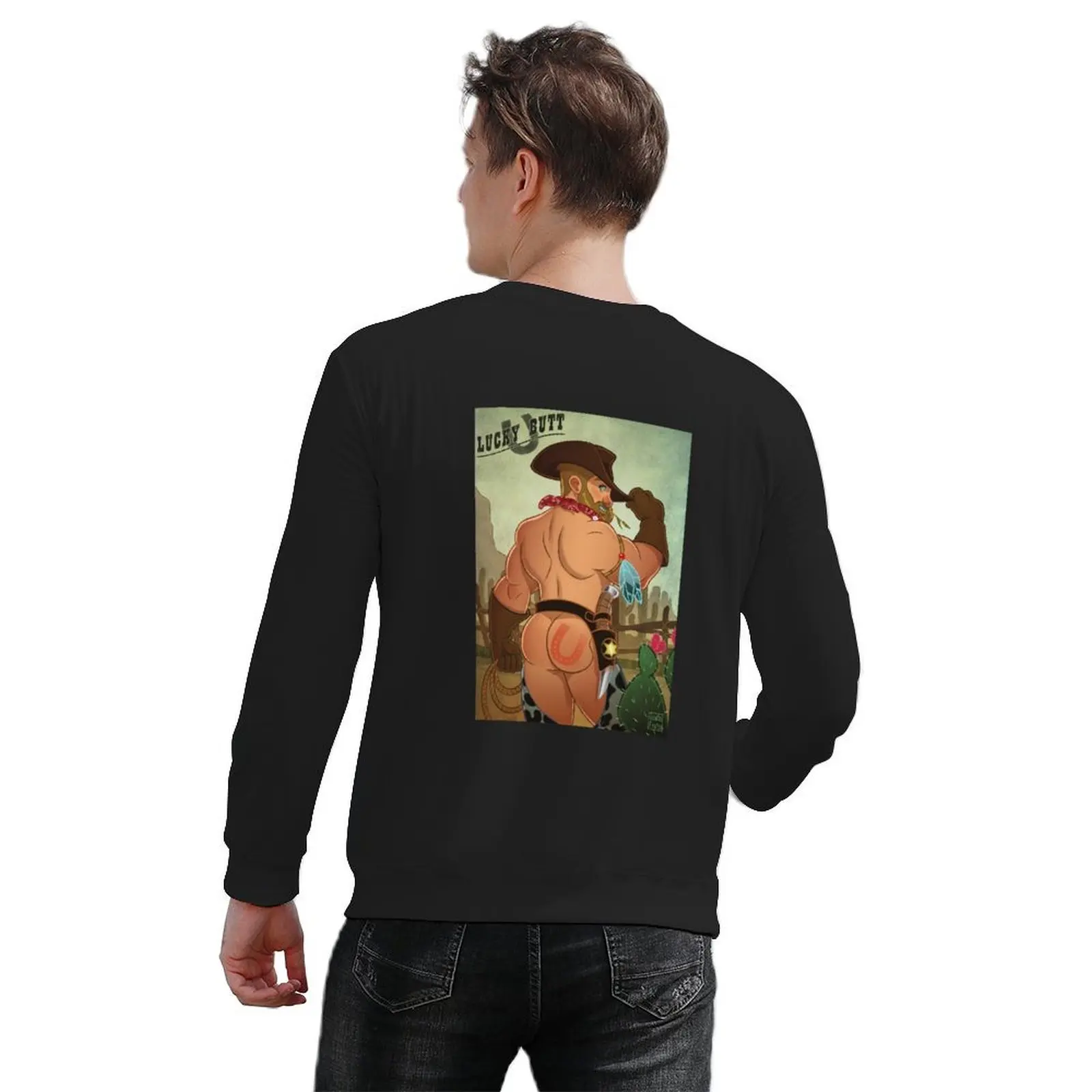 Lucky Bear Pullover Herren Winterpullover Herrenmantel Herbst neue Produkte Mode Herren Grafik Sweatshirts