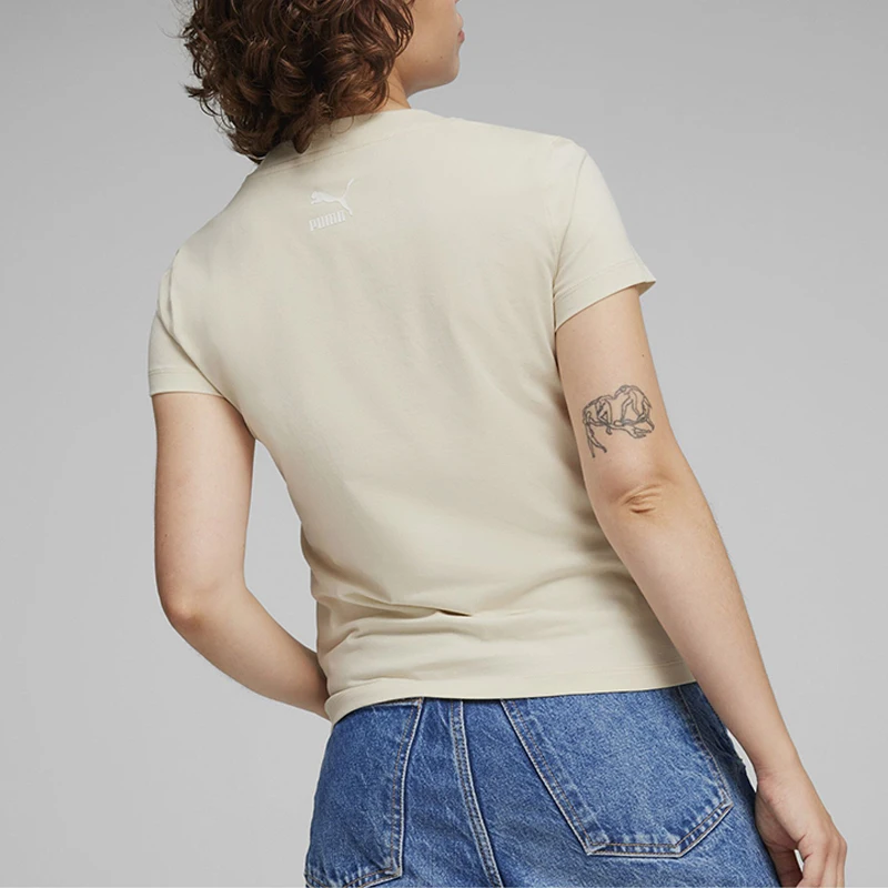 بوما حقيقية 2024 ربيع جديد المرأة جولة الرقبة الرياضة قصيرة الأكمام أعلى 627006-87 #2