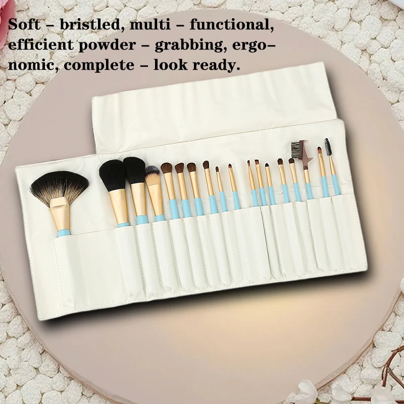 

Soft - Bristled Makeup Brush Set: Multi - Functional, Ergonomic, Perfect For Full Looks.