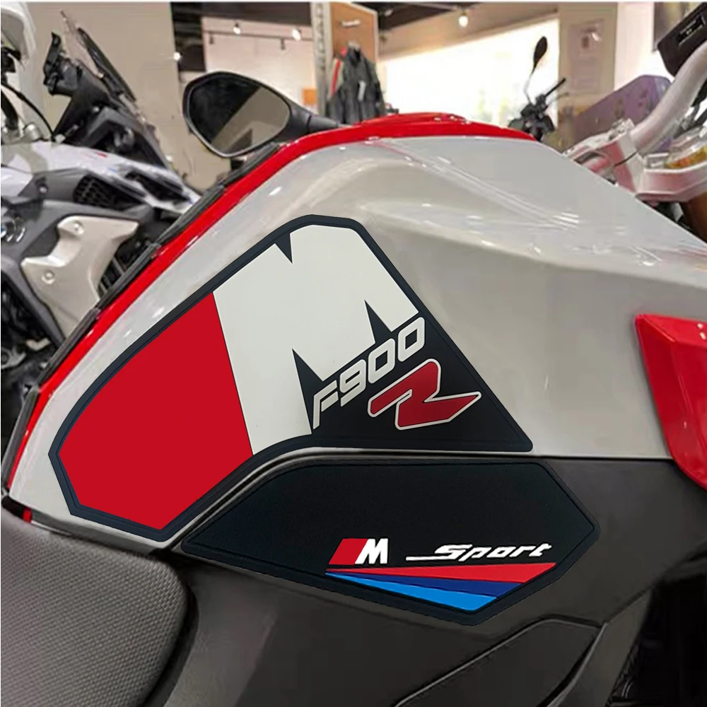 Motorcycle New 3D Rubber Anti slip Pad Fuel Tank Protection Sticker For BMW F900R F 900R 2019 2020 2021 2022