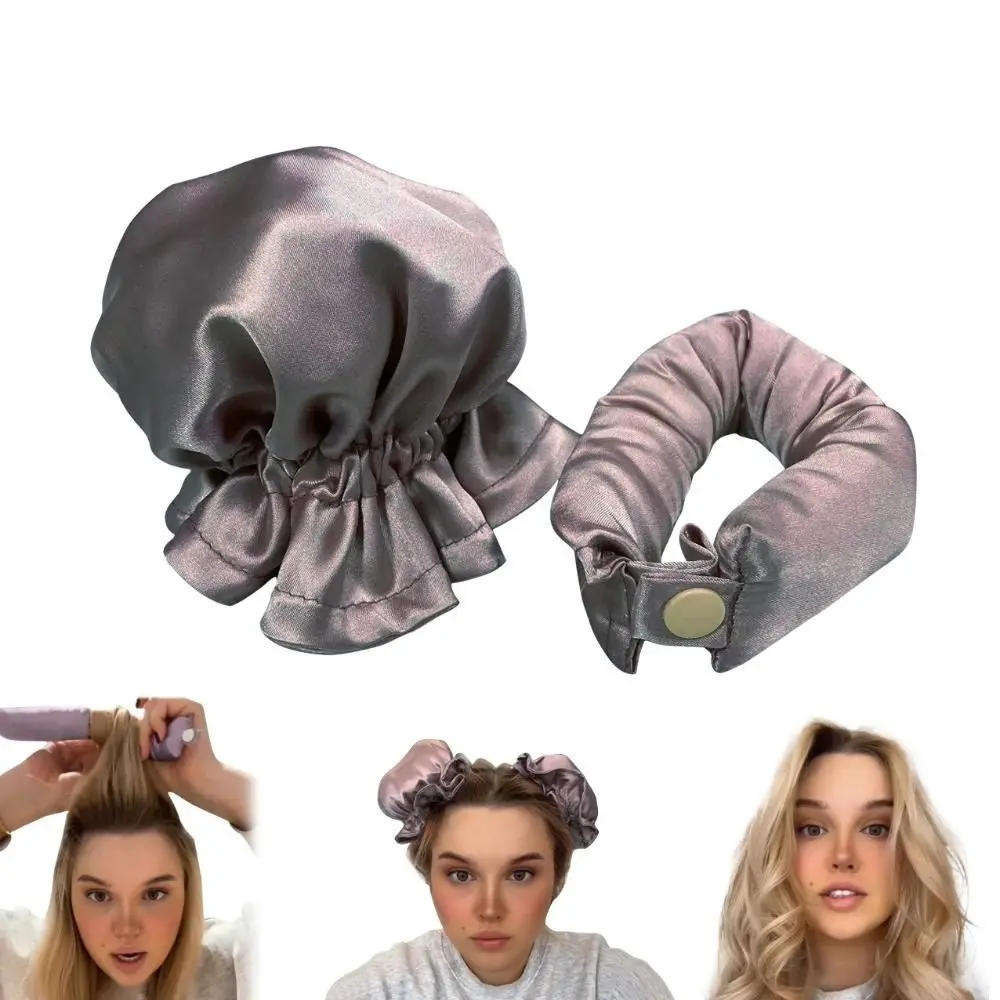 2Pcs/Set DIY Heatless Curling Rod Set Pillow Soft Rollers Hair Caps Hair Curlers Styling Tools Hair Styling Tools