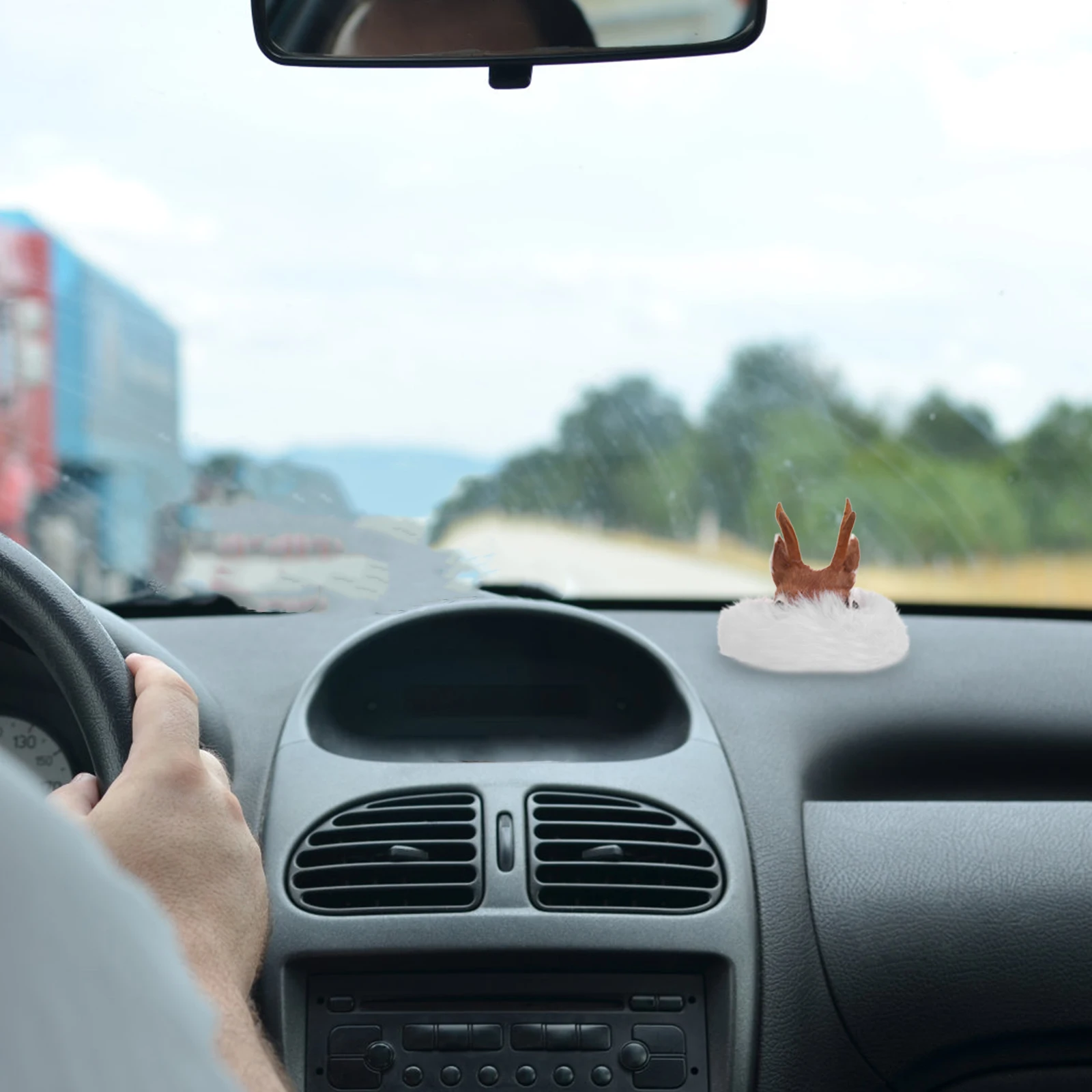 

Roe Deer Antler Hat Ethnic Style Car Decoration Mini Festive Headgear for Cosplay Carnival Ear Hat Roleplay Costume