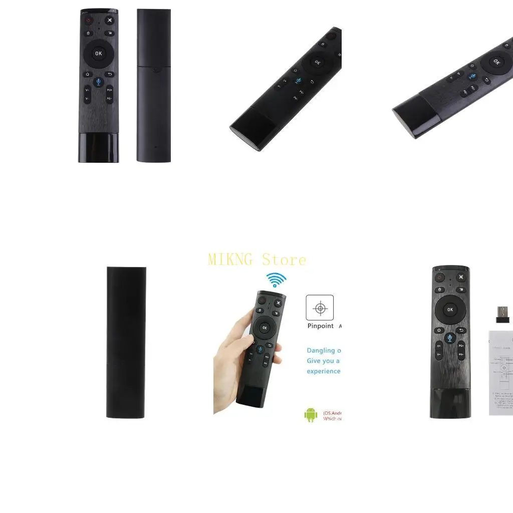 for Smart Android Box 2.4G Wireless IPTV Voice Remote Control Air Mouse with USB Receiver best sale