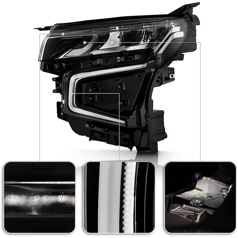 For Mazda & Chevrolet Car Accessories HID Xenon Dynamic LED DRL Headlamp Assembly Front DRL for Volkswagen VW POLO 2011-2018