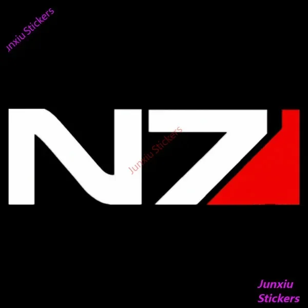 Creative MASS EFFECT N7 Car Stickers and Decals Funny Motorcycle Bumper Window Cover Scratches Waterproof Accessories KK13*4cm