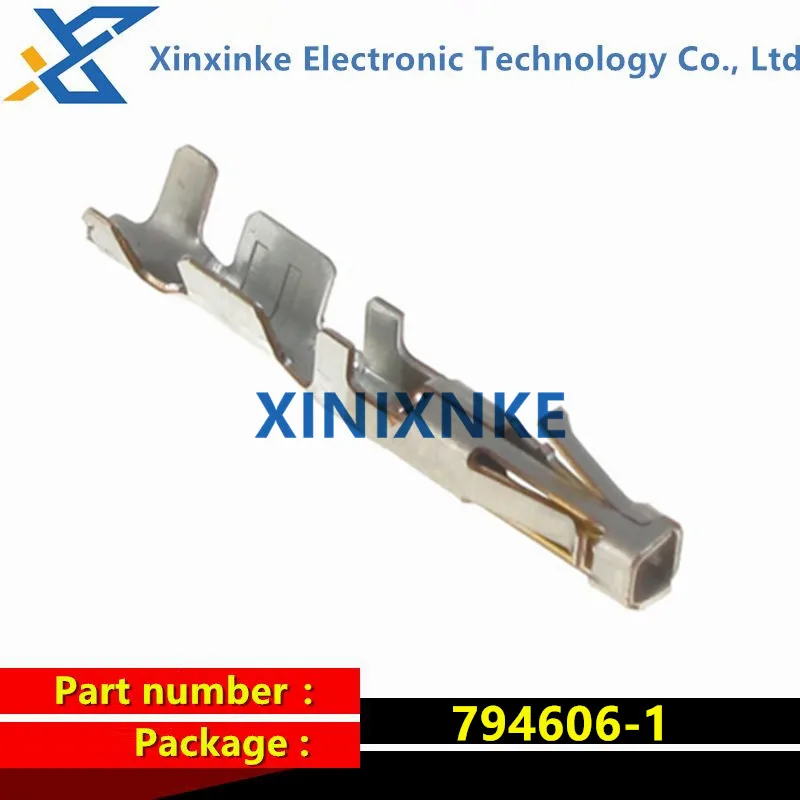 50PCS 794606-1 Pin & Socket Connectors Wire Clamp Terminal 0.89mm~1.52mm 20~24AWG Crimp Connector