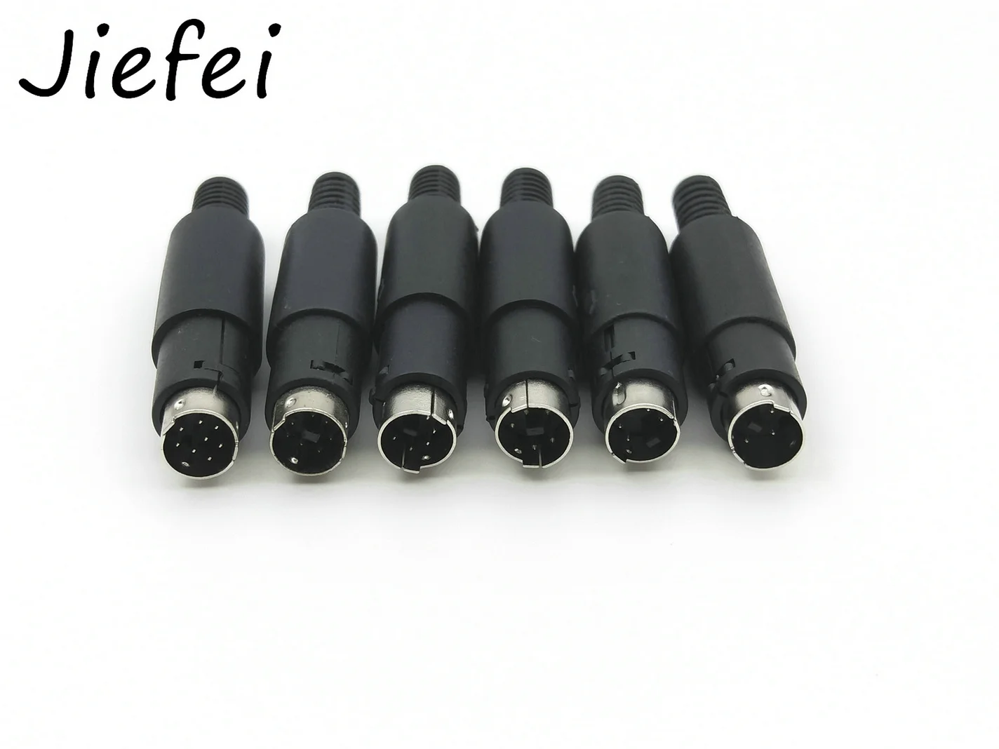 mini din macho plug conector faca voce mesmo pecas para montagem do cabo do chassi 9pin inline audio av connector 100 pcs 01