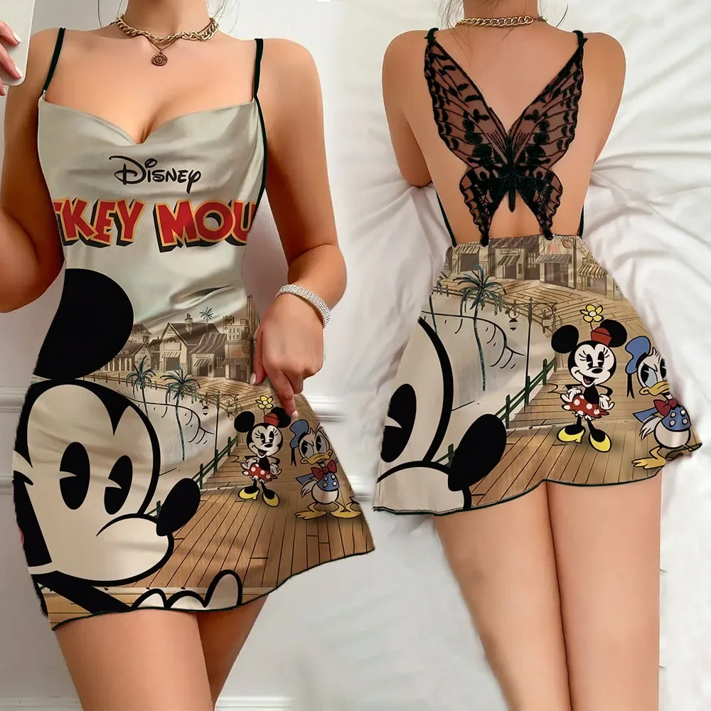 

2024 Cartoon Style Women Pajama New Women's Pajamas Woman Trend 2024 Sexy Nightdress for Woman Sexs Top Seller Sleepwear Skirts