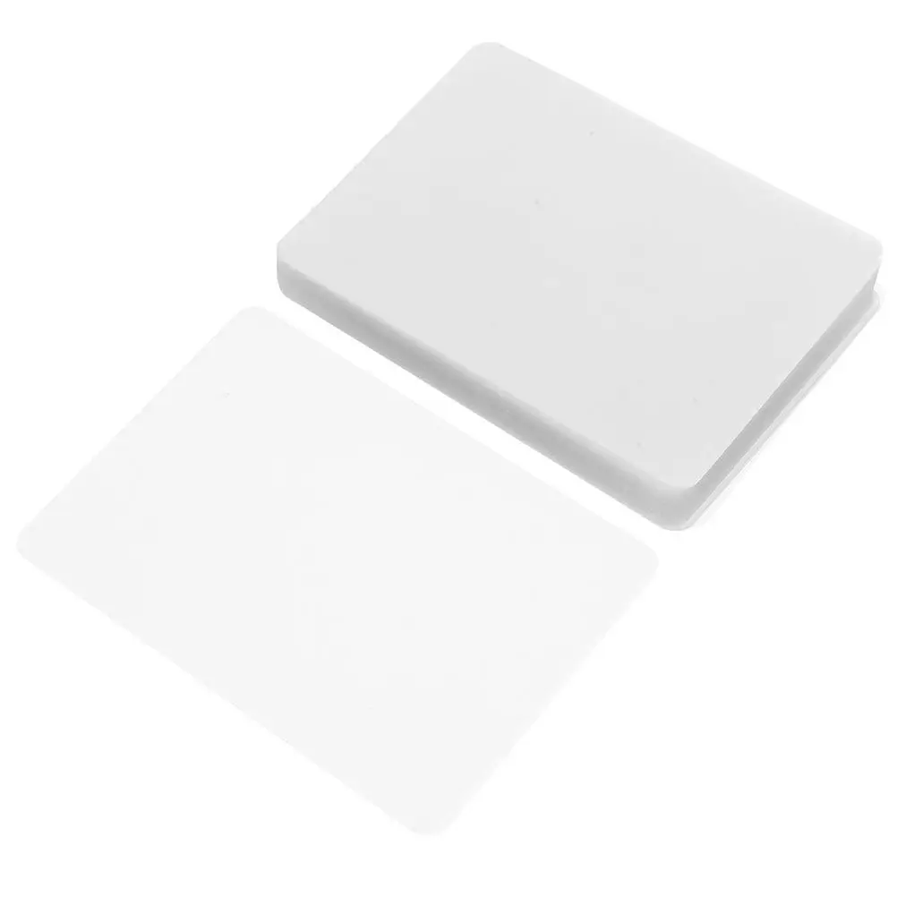 100Sheets Waterproof Thermal Laminating Film Sheets PVC Material High Clarity Glossy Photo Protection Fade Resistant Laminating