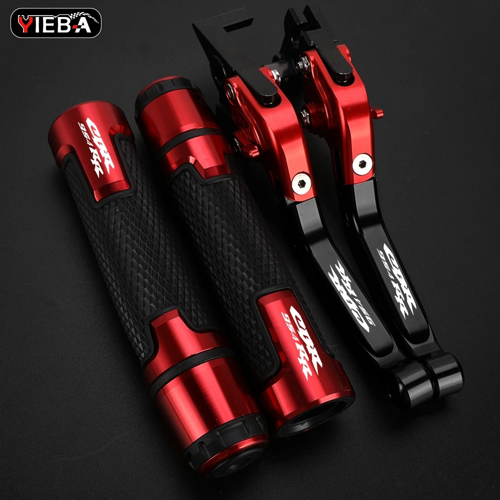 

Motorcycle Adjustable Brake Handle Clutch Levers Handlebar Grips Ends For Honda CBR954RR CBR 954 RR 2002-2003 CBR954 RR 954RR