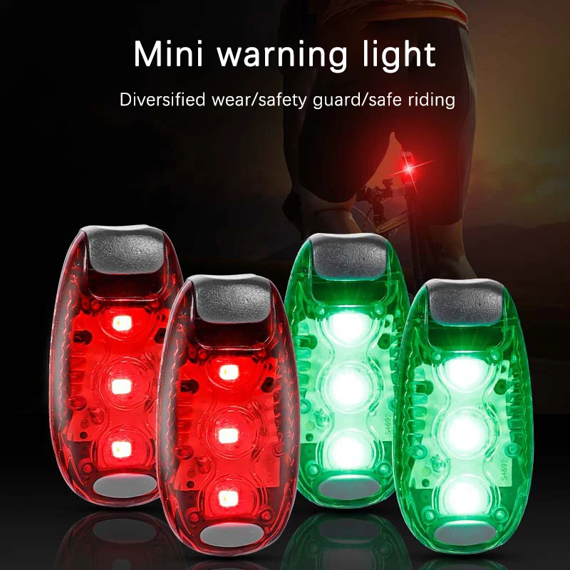 Cycling Running Helmet Tail Light Bike Tail Light MTB Road Bike Light Night Safe Warning LED Light Bicycle Accessories