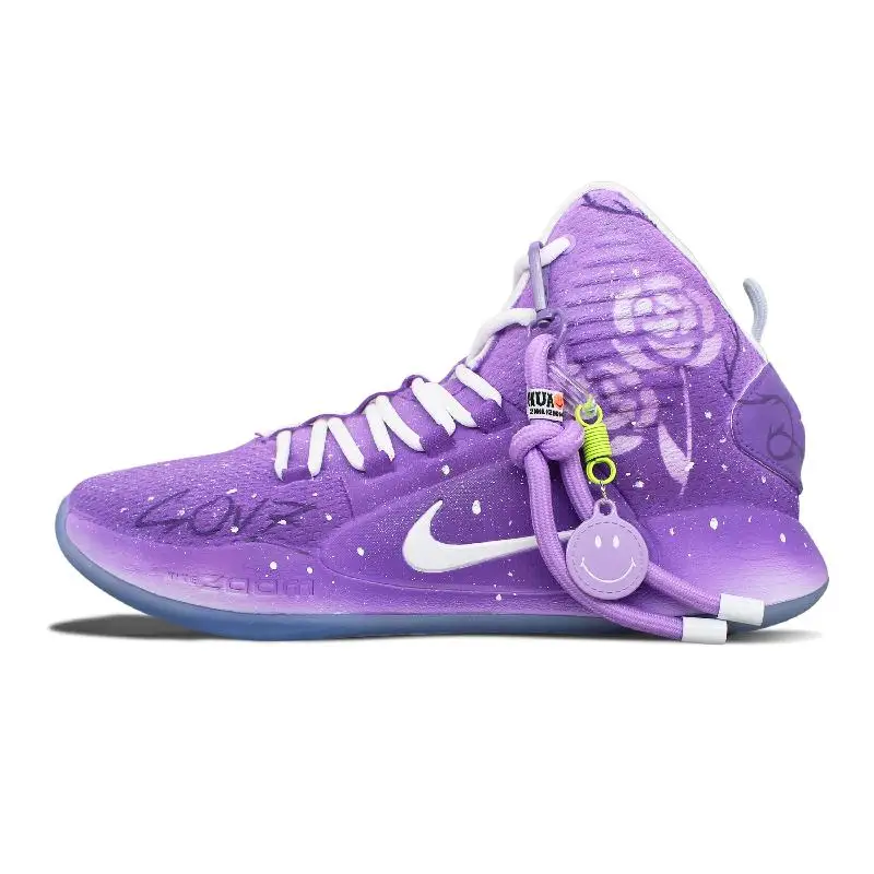 【Customize】Nike Hyperdunk X Basketball Shoes Men Mid-top White Sneakers shoes AO7890-101